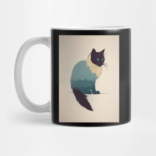 Ragdoll Cat 1 - Japanese Retro Art Mug